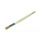 Кисть плоская прямая, длинная ручка 15 мм.(01-350)